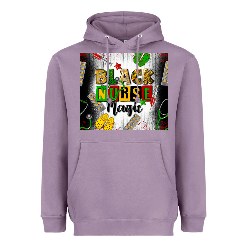 Black Nurse Magic Heavyweight Hoodie by CowGirlArtShop | Teevron