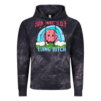 Cloud Black your anxiety is a lying bitch Vintage Hoodie - MaliasSmallBusiness