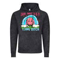 Vintage Black your anxiety is a lying bitch Vintage Hoodie - MaliasSmallBusiness