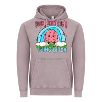 Vintage Zinc your anxiety is a lying bitch Vintage Hoodie - MaliasSmallBusiness