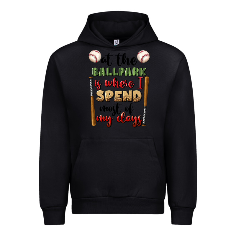 At The Ballpark Is Where I Spend Most My Days Urban Hoodie by BundleAndBundleShop | Teevron