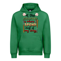 Emerald at the ballpark is where i spend most my days Urban Hoodie - BundleAndBundleShop