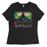 Black teacher off duty Ladies Tee - Artiststas