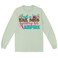 Matcha just a nail boss building her empire bbs Long Sleeve Tee - BundleAndBundleShop