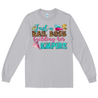 Moon Dust just a nail boss building her empire bbs Long Sleeve Tee - BundleAndBundleShop