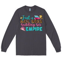 Smoke just a nail boss building her empire bbs Long Sleeve Tee - BundleAndBundleShop