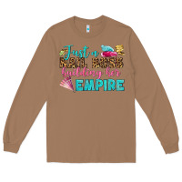 Toasted Coconut just a nail boss building her empire bbs Long Sleeve Tee - BundleAndBundleShop