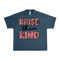 Midnight Navy raise them kind Urban Heavy Tee - MaliasSmallBusiness