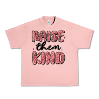 Salmon raise them kind Urban Heavy Tee - MaliasSmallBusiness