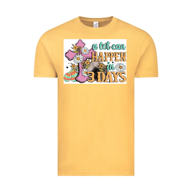 A Lot Can Happen In 3 Days Vintage Tee by MaliasSmallBusiness | Teevron