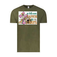 Vintage Olive a lot can happen in 3 days Vintage Tee - MaliasSmallBusiness