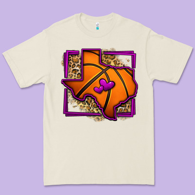 Leopard Basketball Texas Map Premium Tee Designed By Jasminsmagicworld