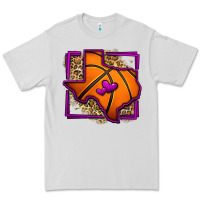 Dove Grey leopard basketball texas map Premium Tee - Jasminsmagicworld