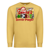 Antique Gold santas favorite soccer player Premium Sweatshirt - CowGirlArtShop