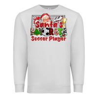 Dove Grey santas favorite soccer player Premium Sweatshirt - CowGirlArtShop
