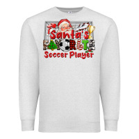 Oatmeal Heather santas favorite soccer player Premium Sweatshirt - CowGirlArtShop