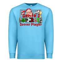 Ocean Blue santas favorite soccer player Premium Sweatshirt - CowGirlArtShop