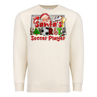 Sandshell santas favorite soccer player Premium Sweatshirt - CowGirlArtShop