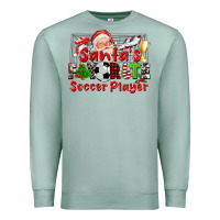 Seafoam santas favorite soccer player Premium Sweatshirt - CowGirlArtShop