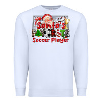 White santas favorite soccer player Premium Sweatshirt - CowGirlArtShop
