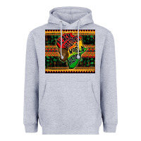Heather Grey black history is world history Heavyweight Hoodie - CowGirlArtShop