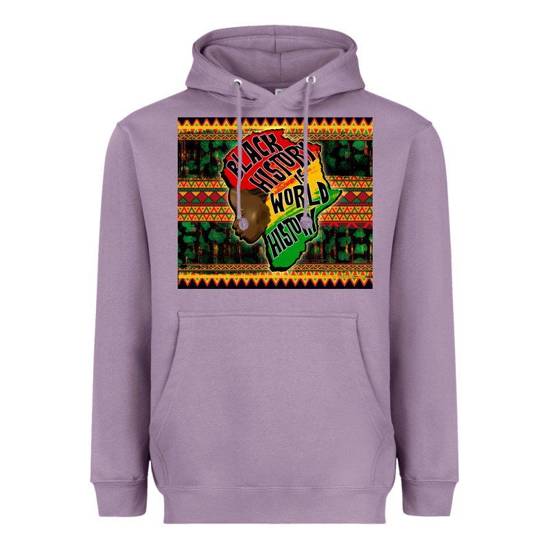 Black History Is World History Heavyweight Hoodie by CowGirlArtShop | Teevron