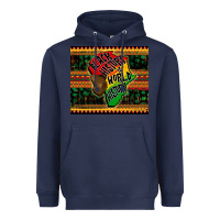 Navy black history is world history Heavyweight Hoodie - CowGirlArtShop