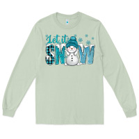 Matcha let it snow with cute snowman bbs Long Sleeve Tee - BundleAndBundleShop