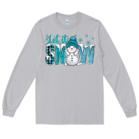 Moon Dust let it snow with cute snowman bbs Long Sleeve Tee - BundleAndBundleShop