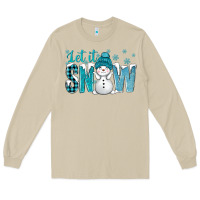 Mushroom let it snow with cute snowman bbs Long Sleeve Tee - BundleAndBundleShop