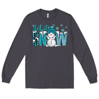 Smoke let it snow with cute snowman bbs Long Sleeve Tee - BundleAndBundleShop