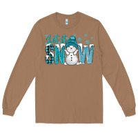 Toasted Coconut let it snow with cute snowman bbs Long Sleeve Tee - BundleAndBundleShop