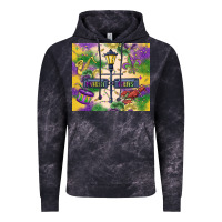 Cloud Black mardi gras street lights Vintage Hoodie - MaliasSmallBusiness