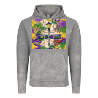 Cloud Rock mardi gras street lights Vintage Hoodie - MaliasSmallBusiness