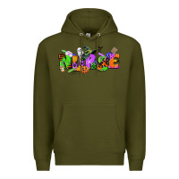 Army Green halloween nurse Premium Hoodie - CowGirlArtShop