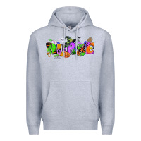 Heather Grey halloween nurse Premium Hoodie - CowGirlArtShop