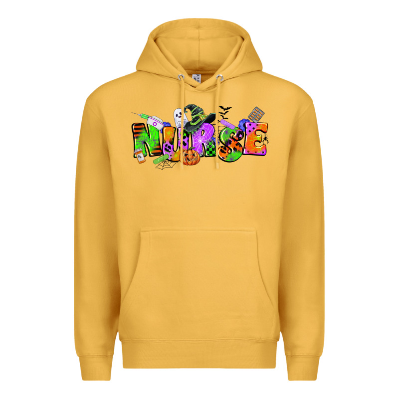 Halloween Nurse Premium Hoodie by CowGirlArtShop | Teevron