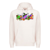Pale Pink halloween nurse Premium Hoodie - CowGirlArtShop