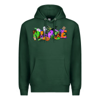 Sports Green halloween nurse Premium Hoodie - CowGirlArtShop