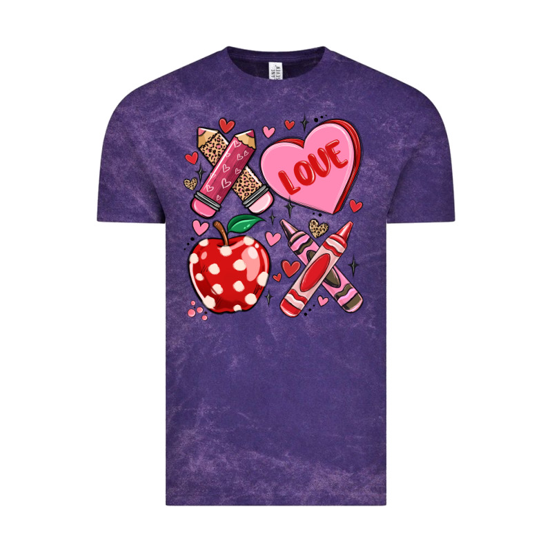 Valentine Xoxo Teacher Vintage Tee by MaliasSmallBusiness | Teevron