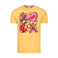 Vintage Mustard valentine xoxo teacher Vintage Tee - MaliasSmallBusiness