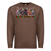 Chestnut merry christmas gnomies Premium Sweatshirt - CowGirlArtShop