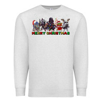 Oatmeal Heather merry christmas gnomies Premium Sweatshirt - CowGirlArtShop