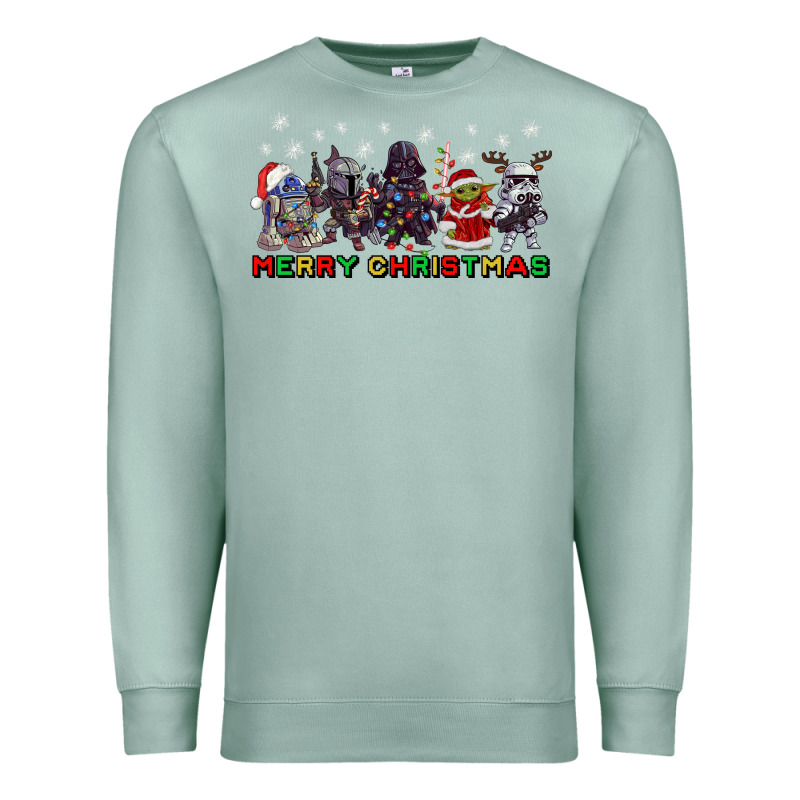 Merry Christmas Gnomies Premium Sweatshirt by CowGirlArtShop | Teevron
