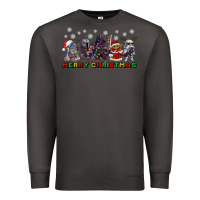Smoke merry christmas gnomies Premium Sweatshirt - CowGirlArtShop