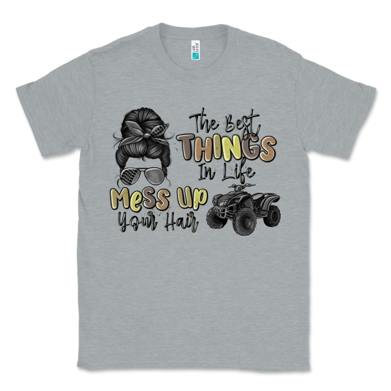 The Best Things In Life Mess Up Your Hair Classic Tee by MaliasSmallBusiness | Teevron
