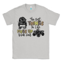 Moon Dust the best things in life mess up your hair Classic Tee - MaliasSmallBusiness