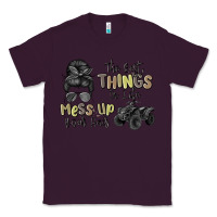 Plum the best things in life mess up your hair Classic Tee - MaliasSmallBusiness