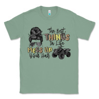 Sage the best things in life mess up your hair Classic Tee - MaliasSmallBusiness