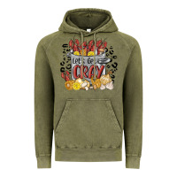 Vintage Olive let's get cray crawfish boil Vintage Hoodie - MaliasSmallBusiness